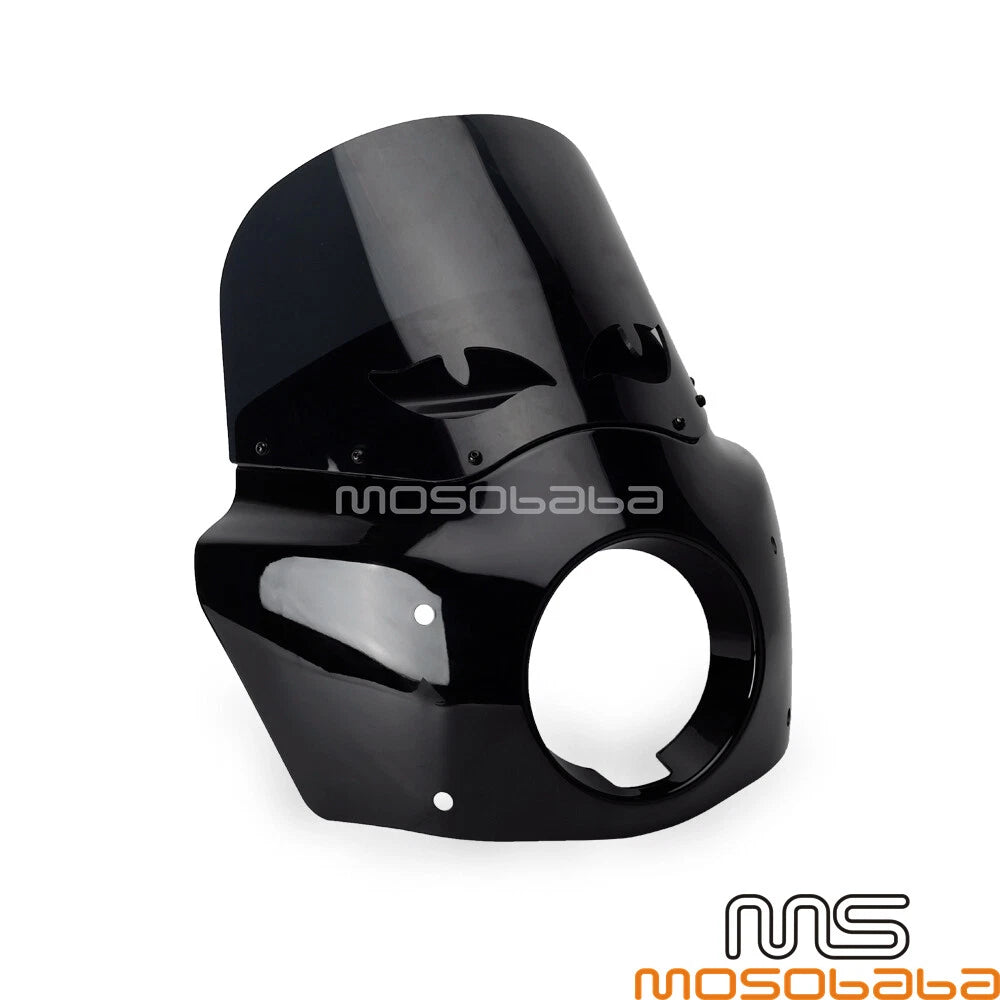 12" Eye Shape Vented Windshield & Hi/Low DRL Headlight for FXLRS (2021-2023)