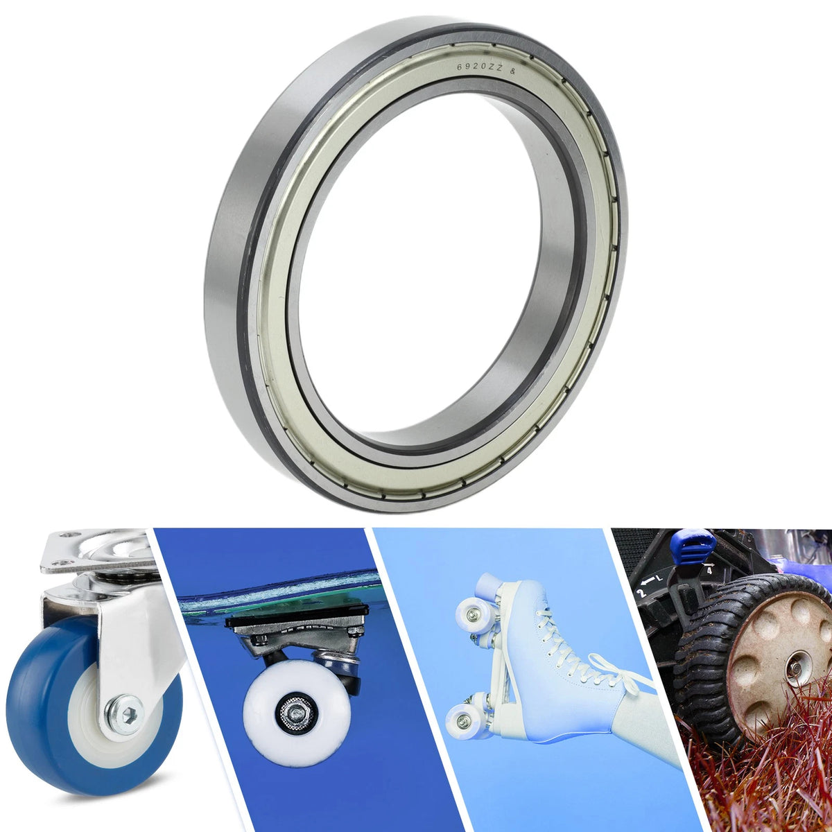 Deep Groove Ball Bearings 100x140x20mm for Scooter Skateboard Wheel