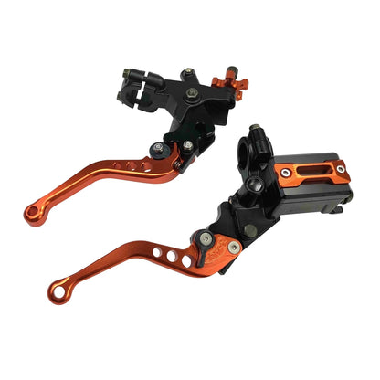 7/8 CNC Handlebar Master Cylinder & Clutch Lever Set for Motorcycle