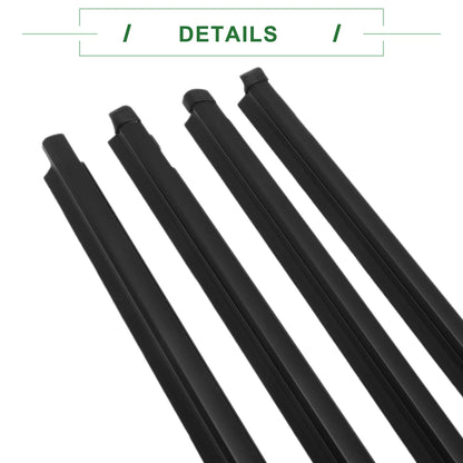 4pcs Weatherstrip Window Seal for Toyota Vios (2004-2008) Black