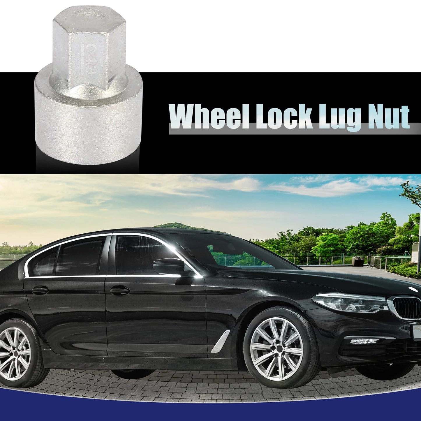 Wheel Lock Lug Nut Anti Theft Key for BMW 3 5 Series
