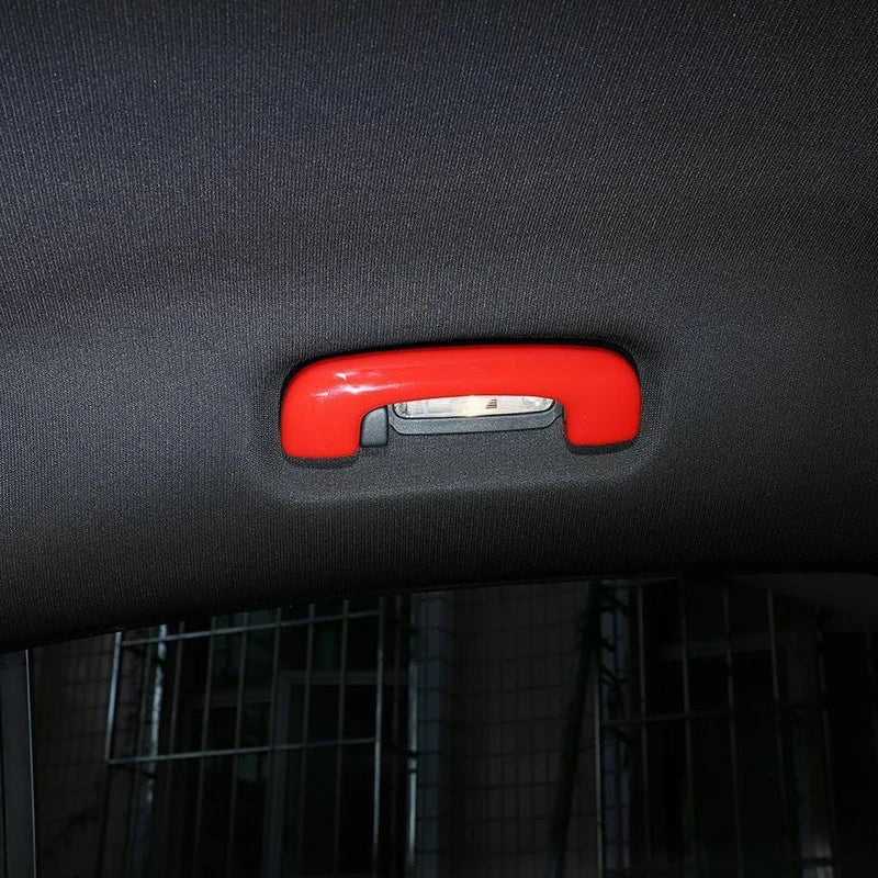 4 x Red Roof Handle Cover Trim for Dodge Charger Accessories