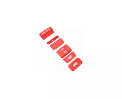Alloy Red Center Console Gearbox Button Trim Cover for Honda HR-V (2023–2024)