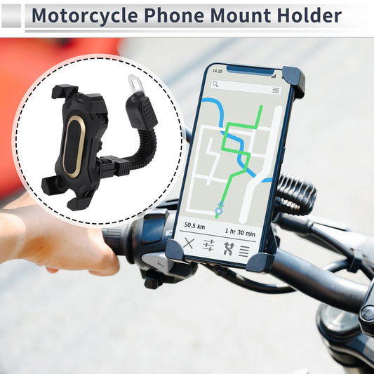 Phone Mount Holder for Rearview Mirror 4.7-7.2 Phones for Motorcycle