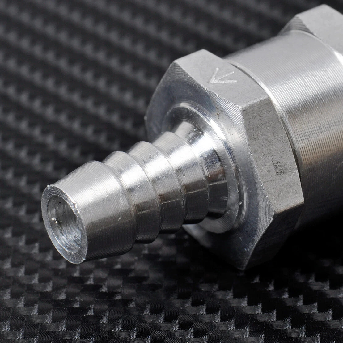 10mm 3/8" Fuel Non-Return Check Valve for Petrol Diesel Marine Aluminum