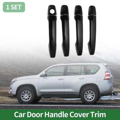 Black Door Handle Cover Trim for Toyota Prius (2010-2015)