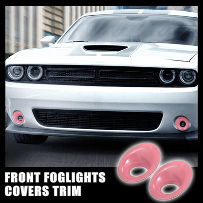 ABS Front Fog Light Covers for Dodge Challenger (2015-2020)