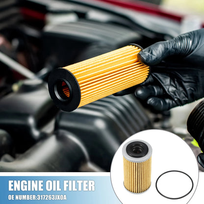 Engine Oil Filter No.317263JX0A & O Ring for Nissan Juke (2011-2016)