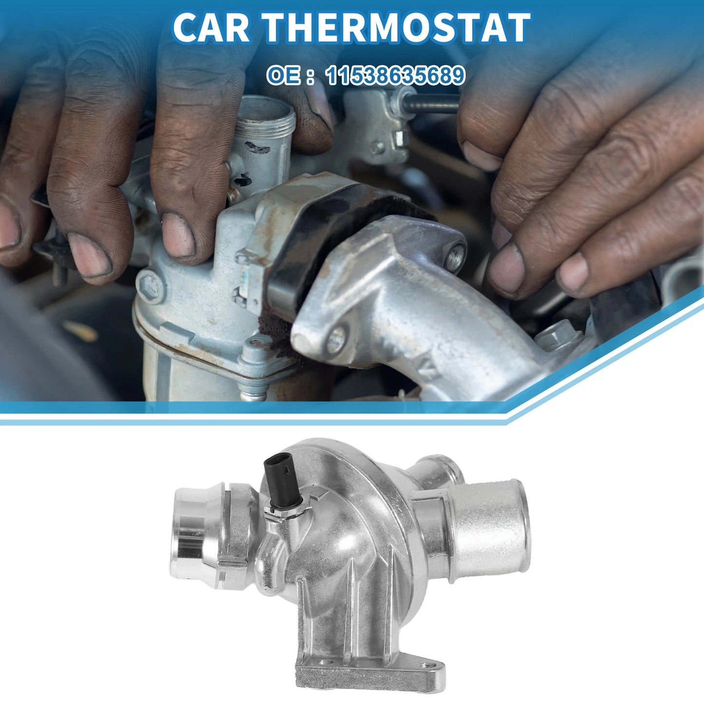 Thermostat for BMW X3 2007-2011 Aluminum Alloy