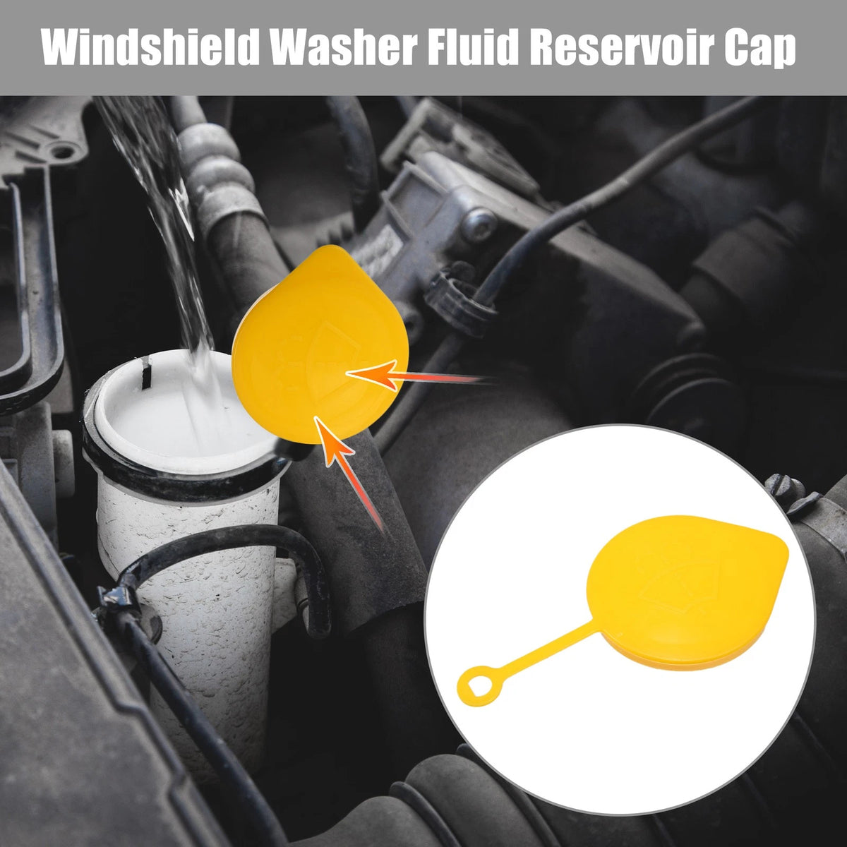 Windscreen Washer Wiper Fluid Reservoir Cap for Subaru Forester (2003-2018)