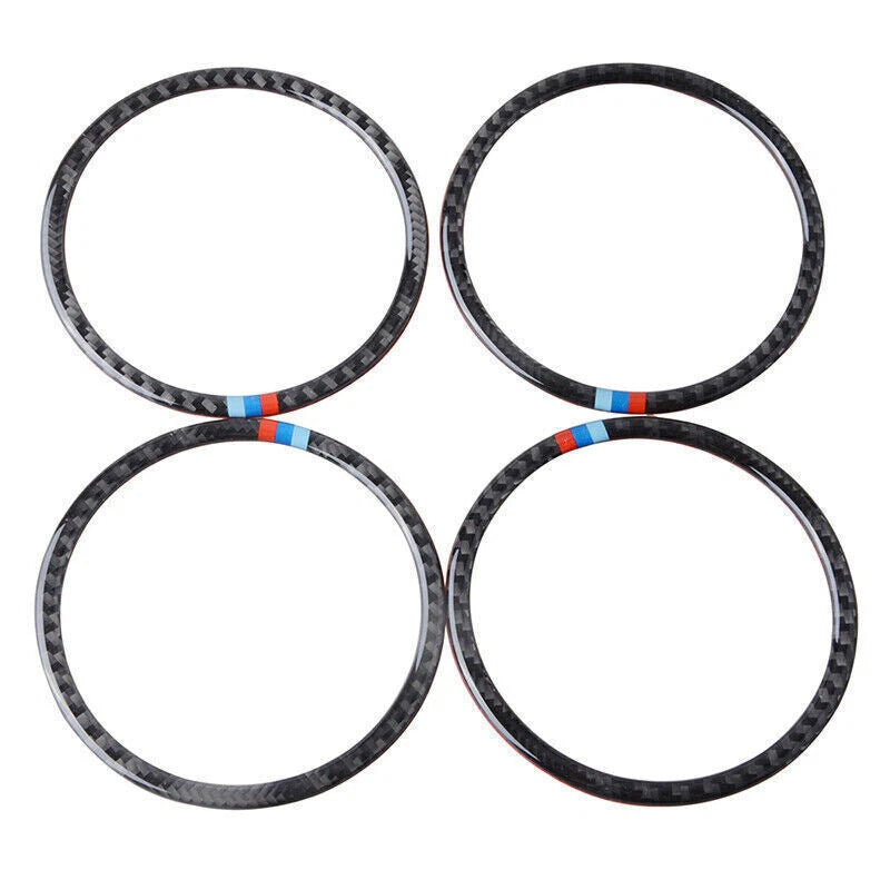 Carbon Fiber Interior Door Speaker Ring Trim for BMW F30 F31 F32 (2012-2019)