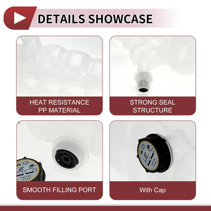 Coolant Expansion Overflow Tank with Cap for Ford Expedition