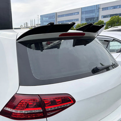 Gloss Black Rear Boot Spoiler Lip for Volkswagen Golf MK7 (2013-2019)