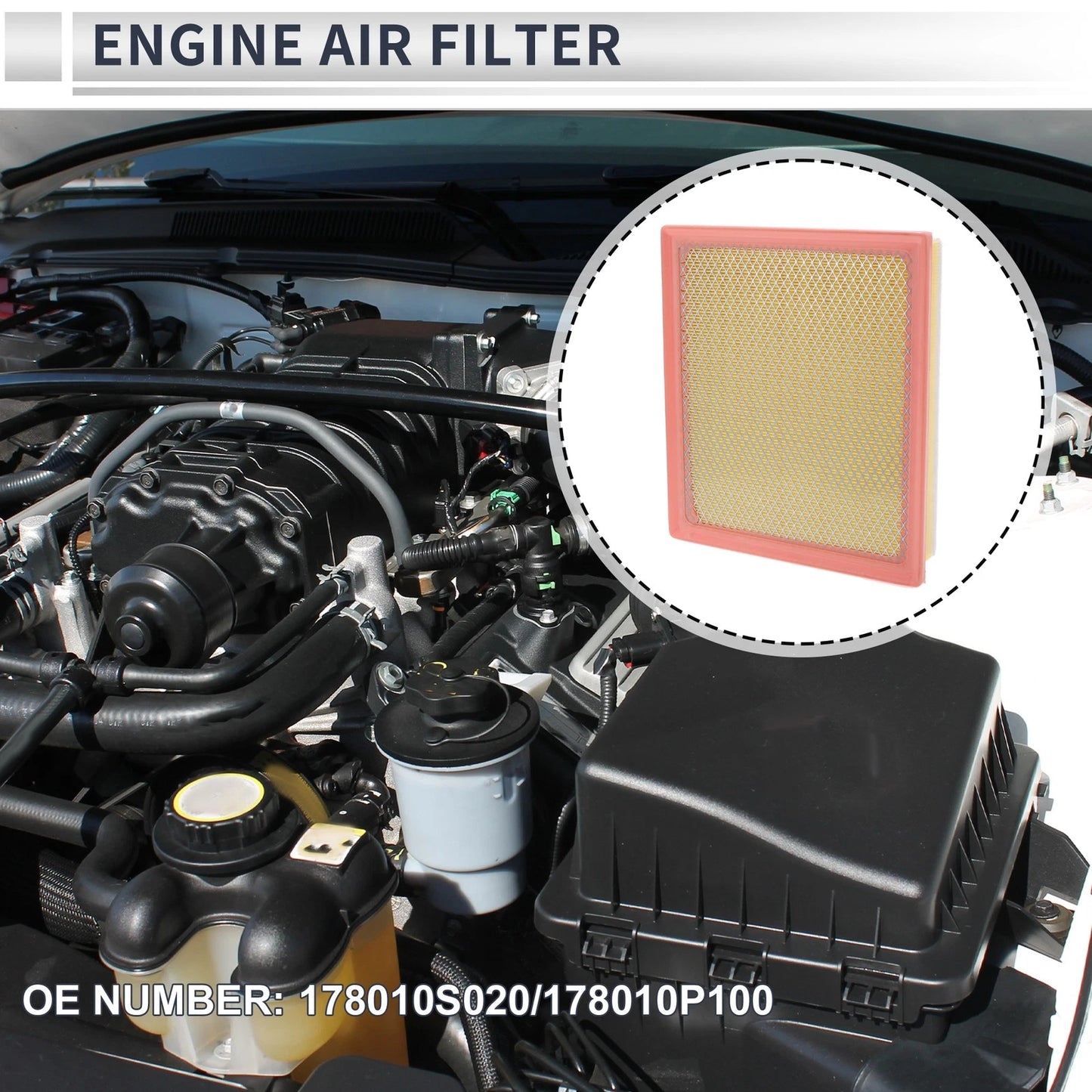 Engine Air Filter for Toyota Tacoma 3.5L (2016–2023)