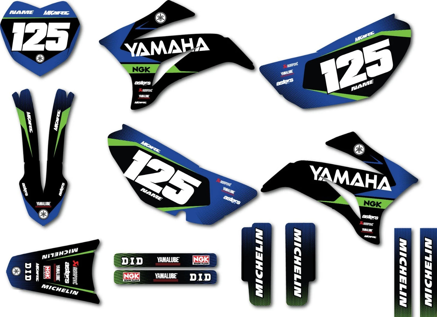 Custom Graphics Sticker Kit for Yamaha TTR 125 (2008-2016)