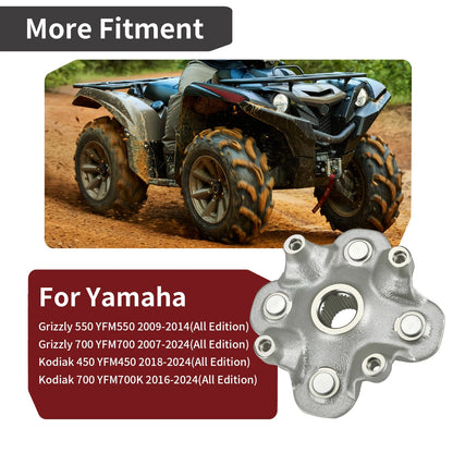 Front Rear Hub for Yamaha Grizzly 550 700 (2007–2024)