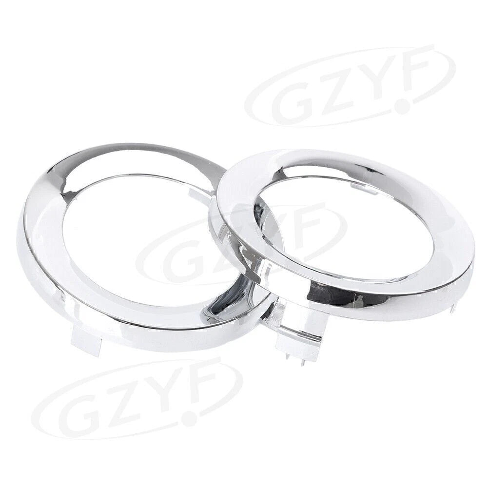 Front Fog Light Lamp Cover Trim Ring for Subaru Forester (2009-2013) Chrome
