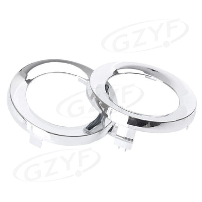 Front Fog Light Lamp Cover Trim Ring for Subaru Forester (2009-2013) Chrome