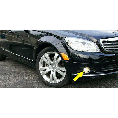 Front Right Fog Light Cover for Mercedes Benz C-Class W204 (2008-2014)