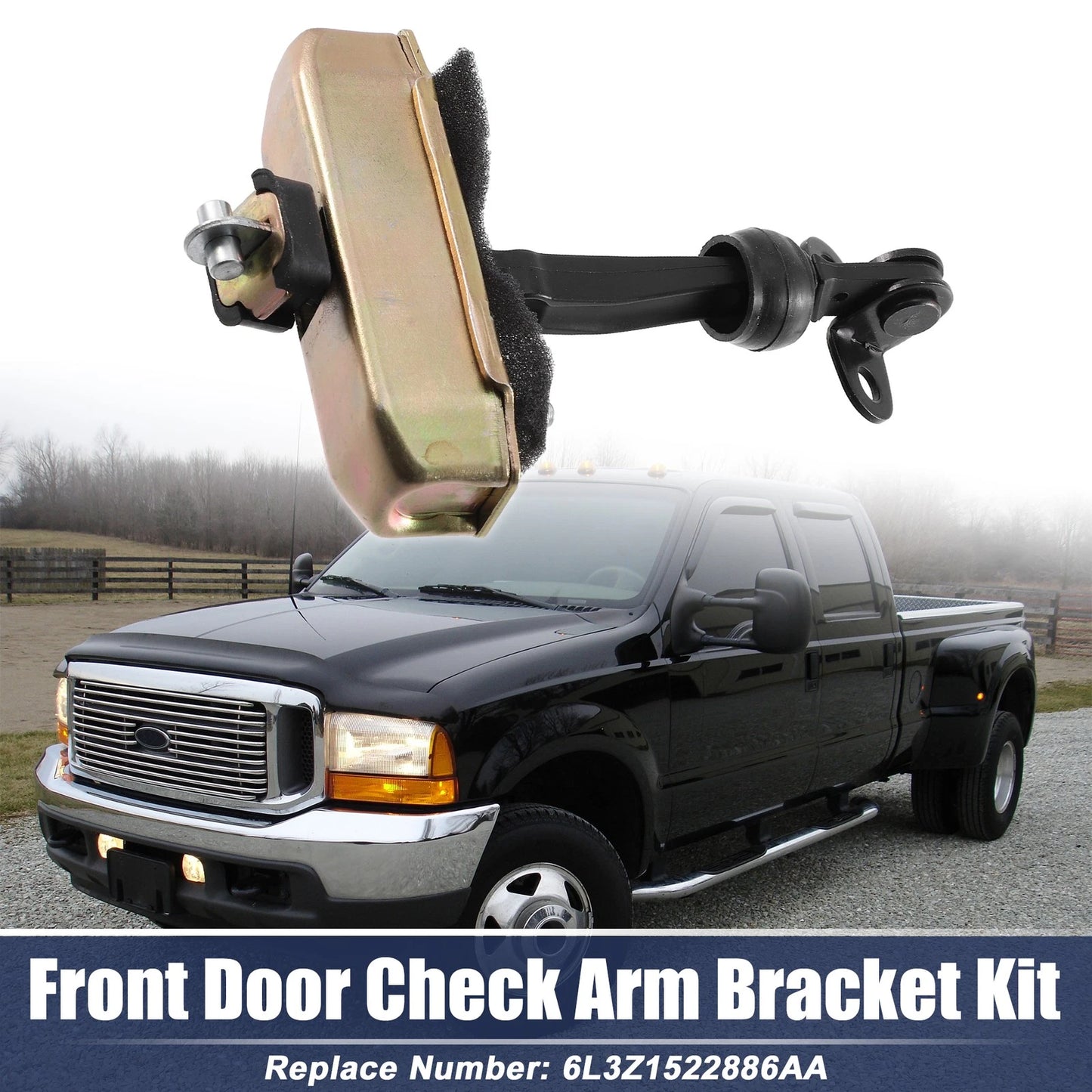 Front Left Right Door Check Stop for Ford F150, Lincoln Mark LT (2004-2008)