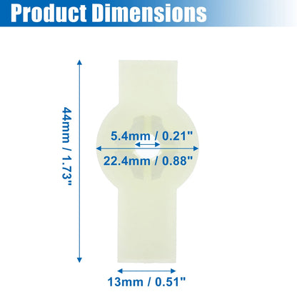 Door Glass Window Track Regulator Grommet Nut for Jeep (Plastic, White)