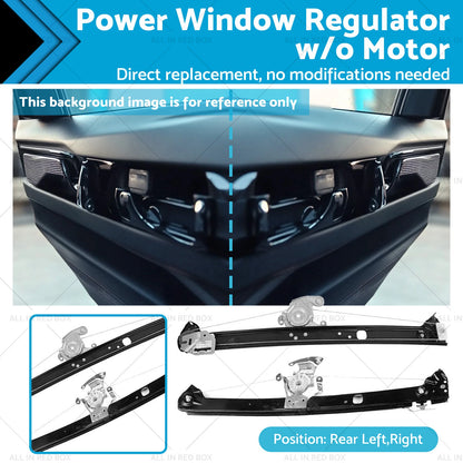 Power Window Regulators (2) for BMW X5 E53 4.8L (2004-2006)