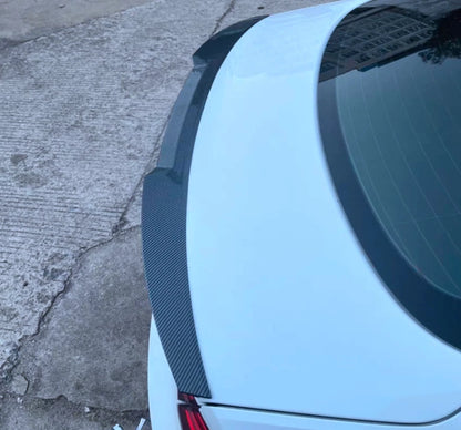 Rear Trunk Spoiler Wing for Audi A5 S5 B9 4-Door 2017-2022 Unpainted V Style