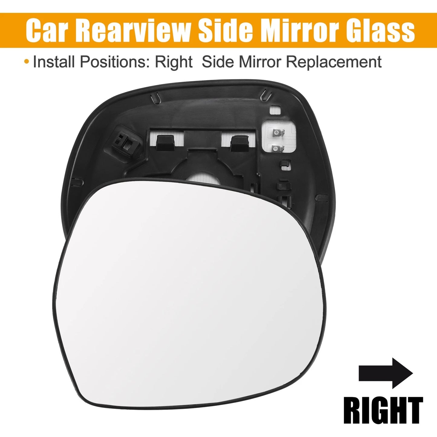 Right Side Rearview Heated Mirror Glass for Lexus GX470 (2003–2009)
