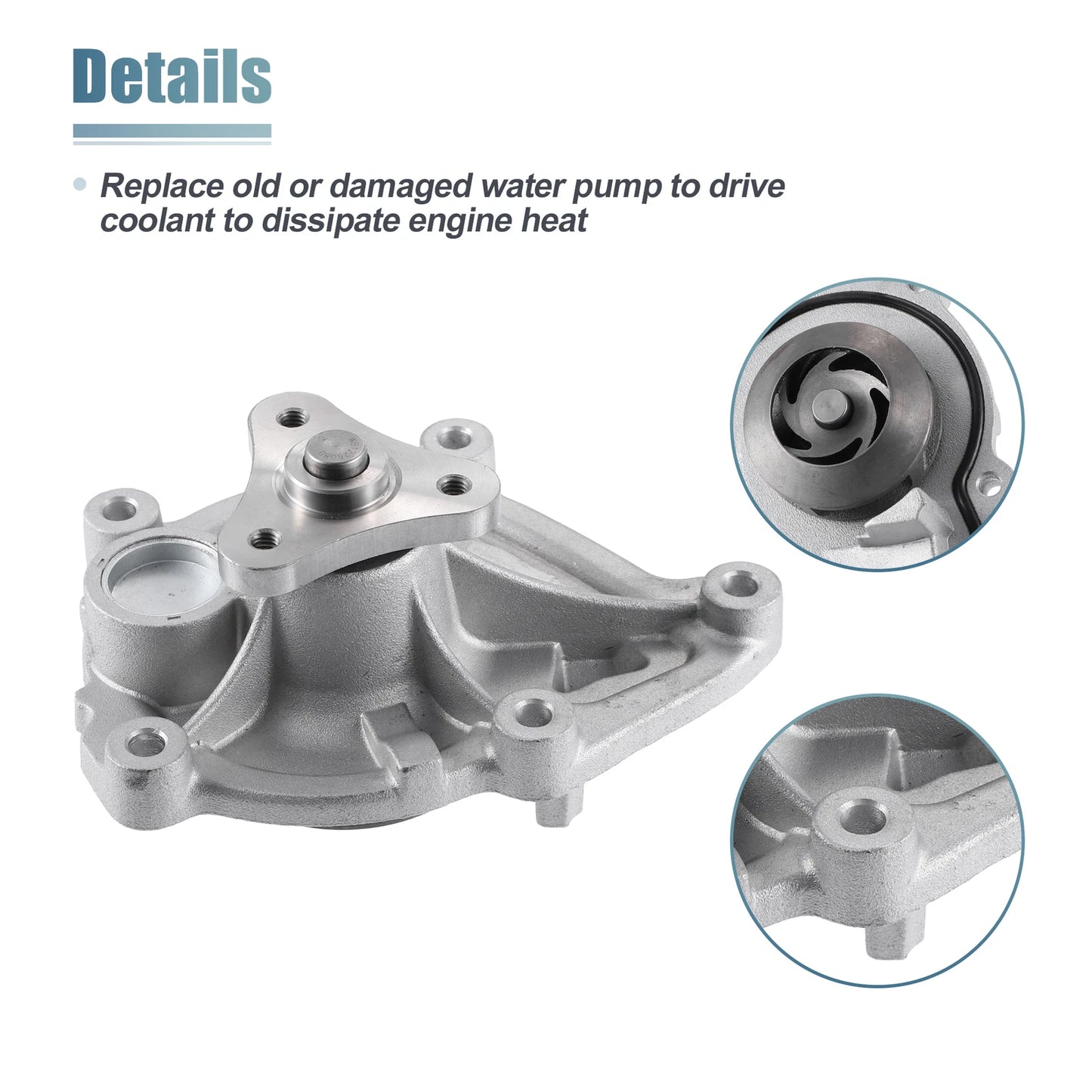 Water Pump Assembly for Mini Cooper R55 R56 R57 R60 (2007-2015)