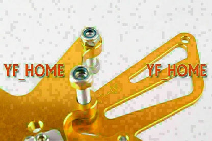 Rear Set Footpegs for Kawasaki Ninja ZX10R (2011-2012) - Gold 2 x Items