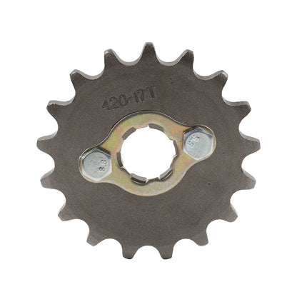 20mm 17T Front Sprocket for ATV Pit Bike 110cc 125cc 140cc