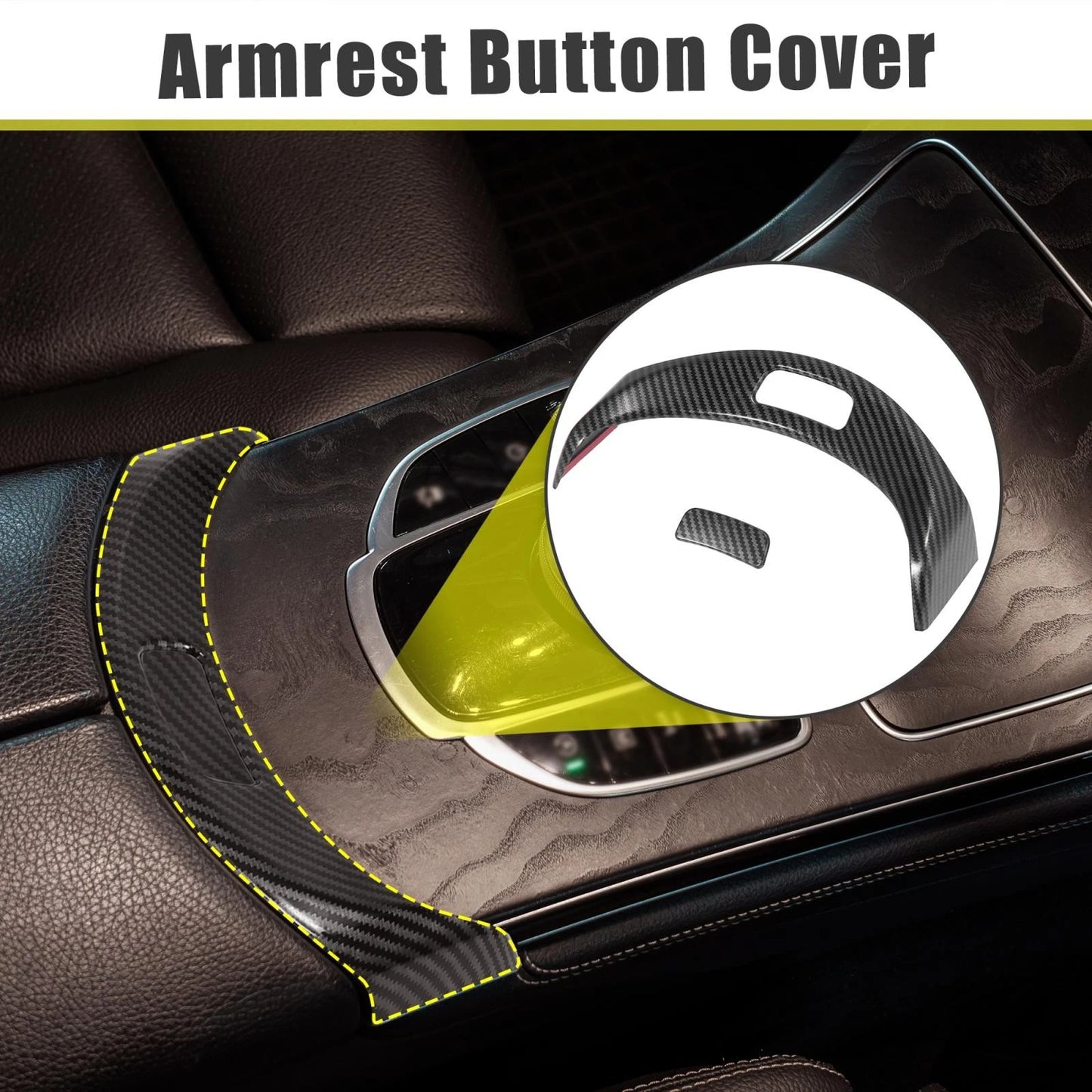 Carbon Fiber Interior Multimedia Panel Cover for BMW 3 4 Series (2013-2020)