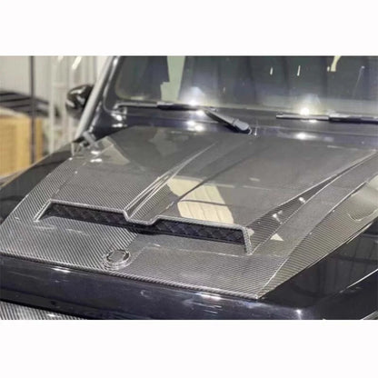 Real Carbon Bonnet Engine Hood Cover for Benz G-Class W463 G500 G63 AMG 19-23