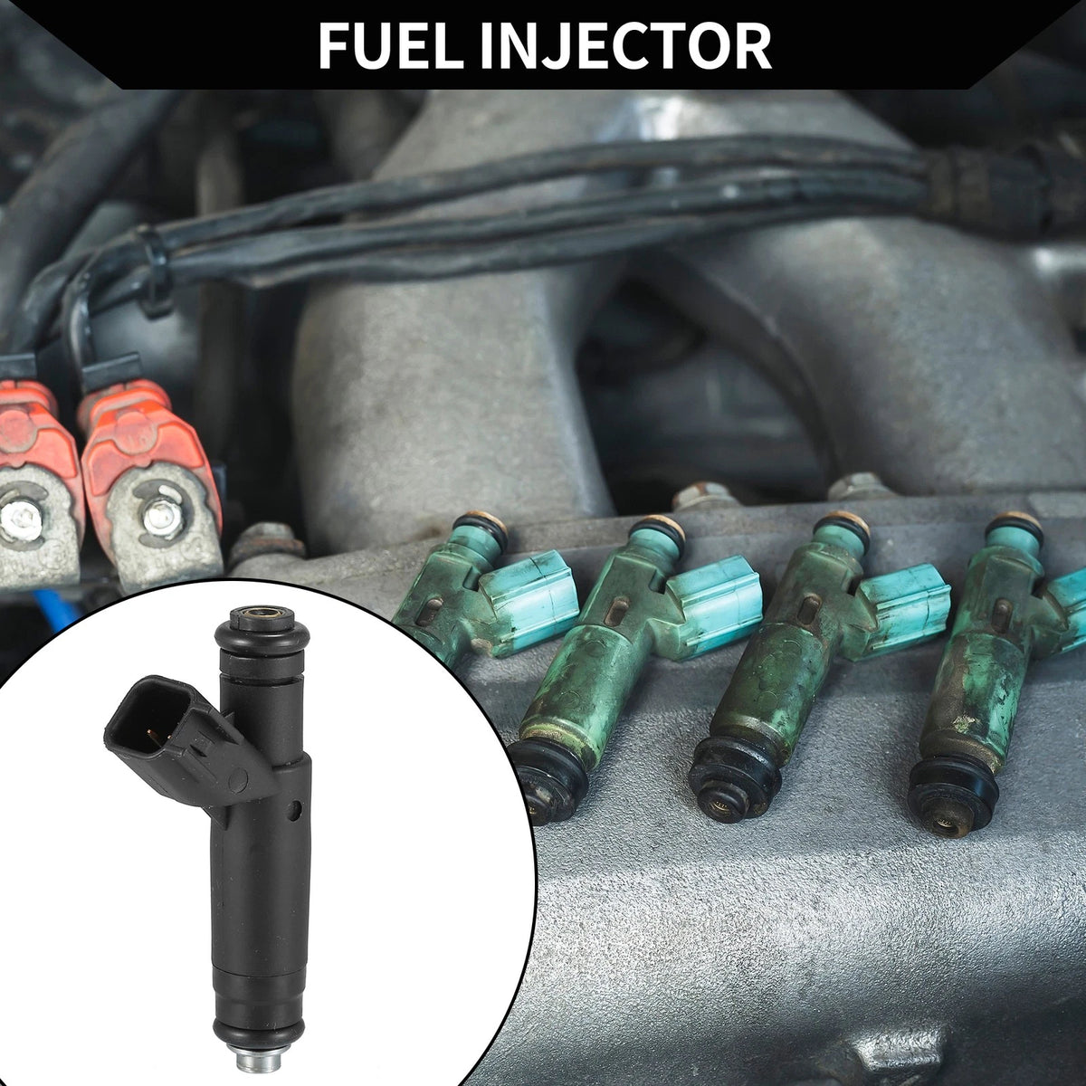 Fuel Injector for Ford Ranger 3.0L 2001-2003 - 1 x Black Injector