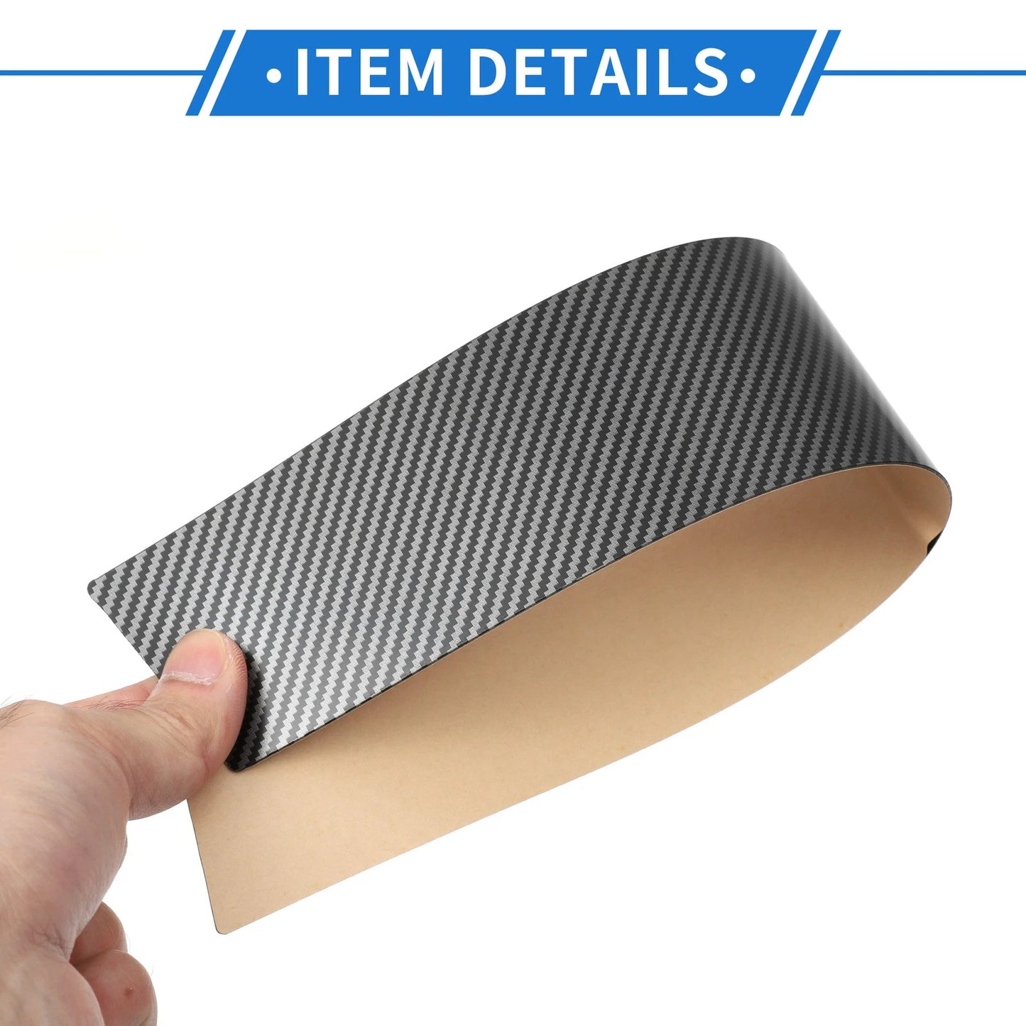 6 Pcs Door Pillar Window Trim for Kia Seltos (2020-2023) Carbon Fiber Black
