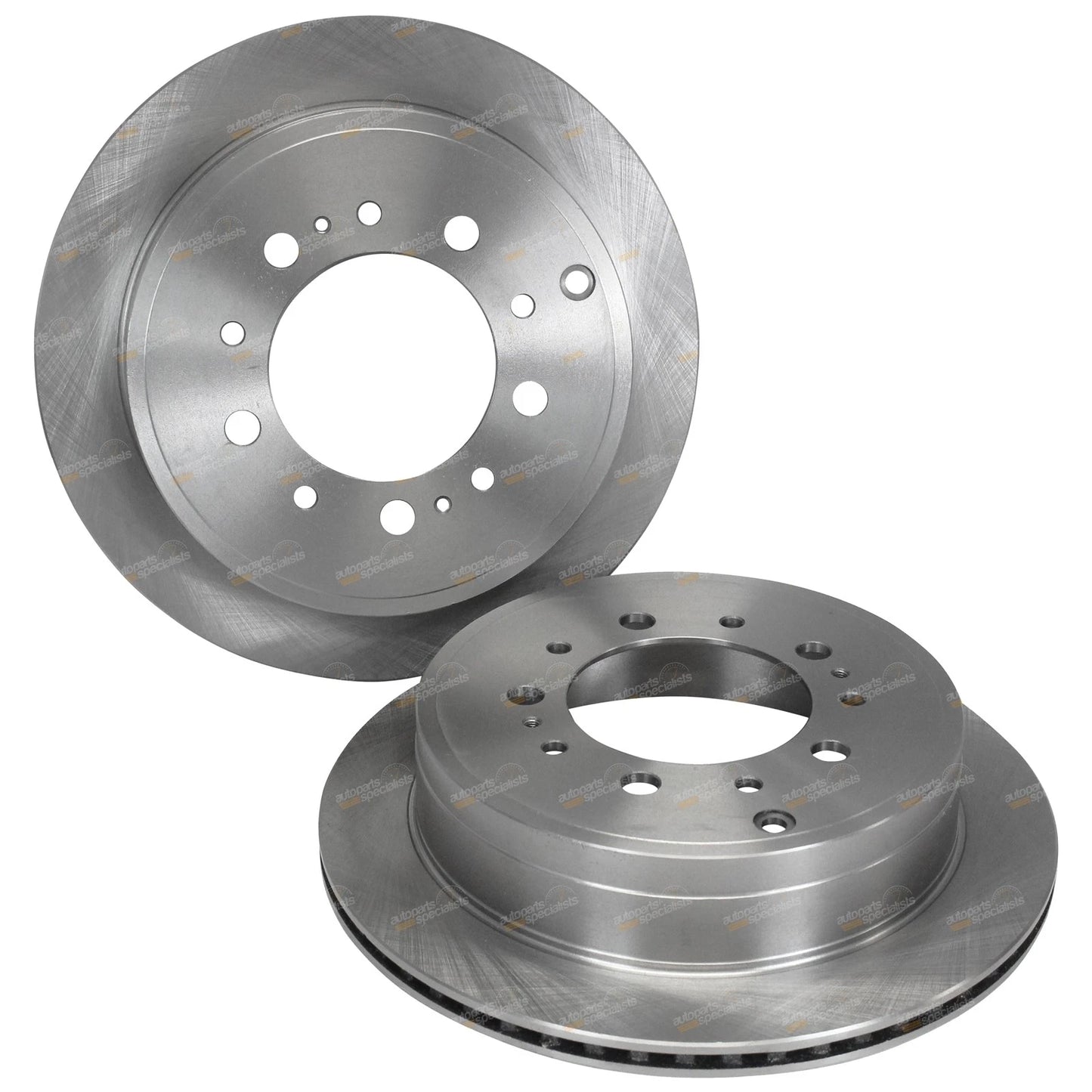 2 x Rear Disc Rotors for Toyota Landcruiser URJ202 UZJ200 VDJ200 (2007-2021)