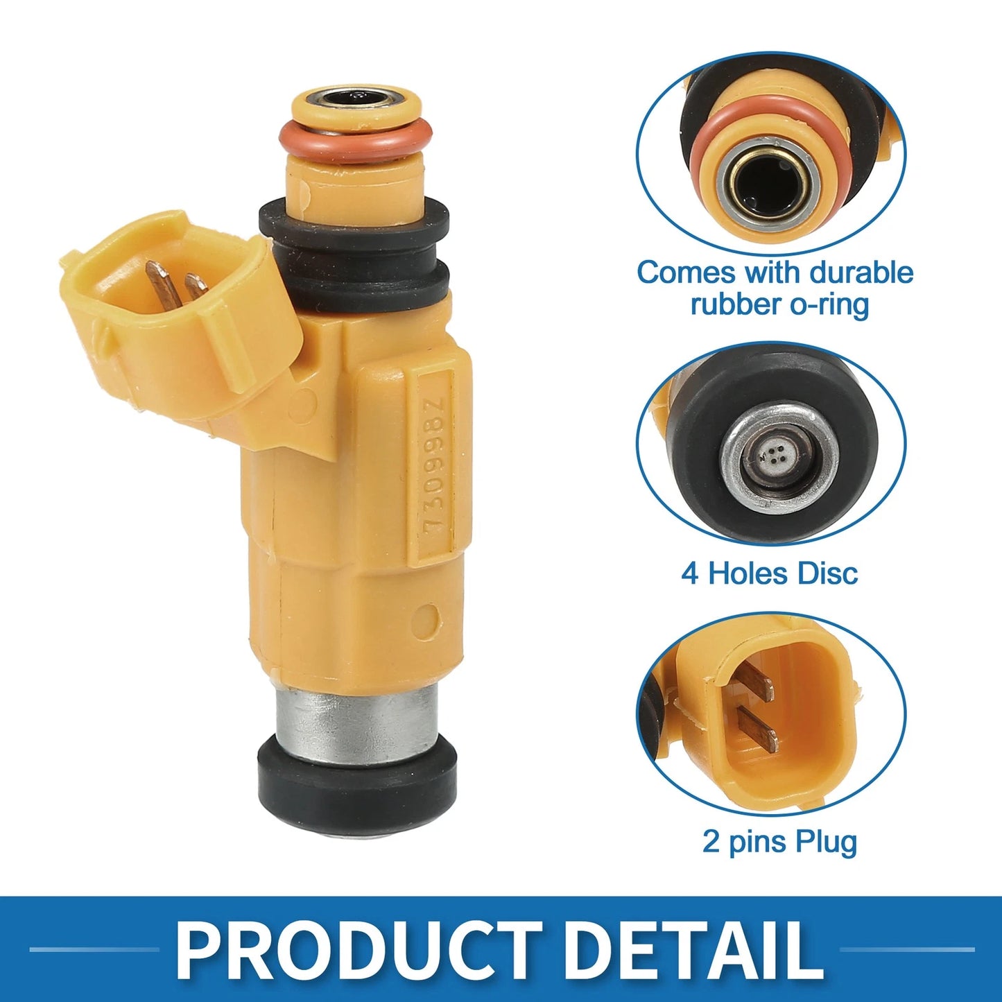 Fuel Injector MD319792 for Mitsubishi Diamante 1997-2004 3.5L Orange 1 Pcs
