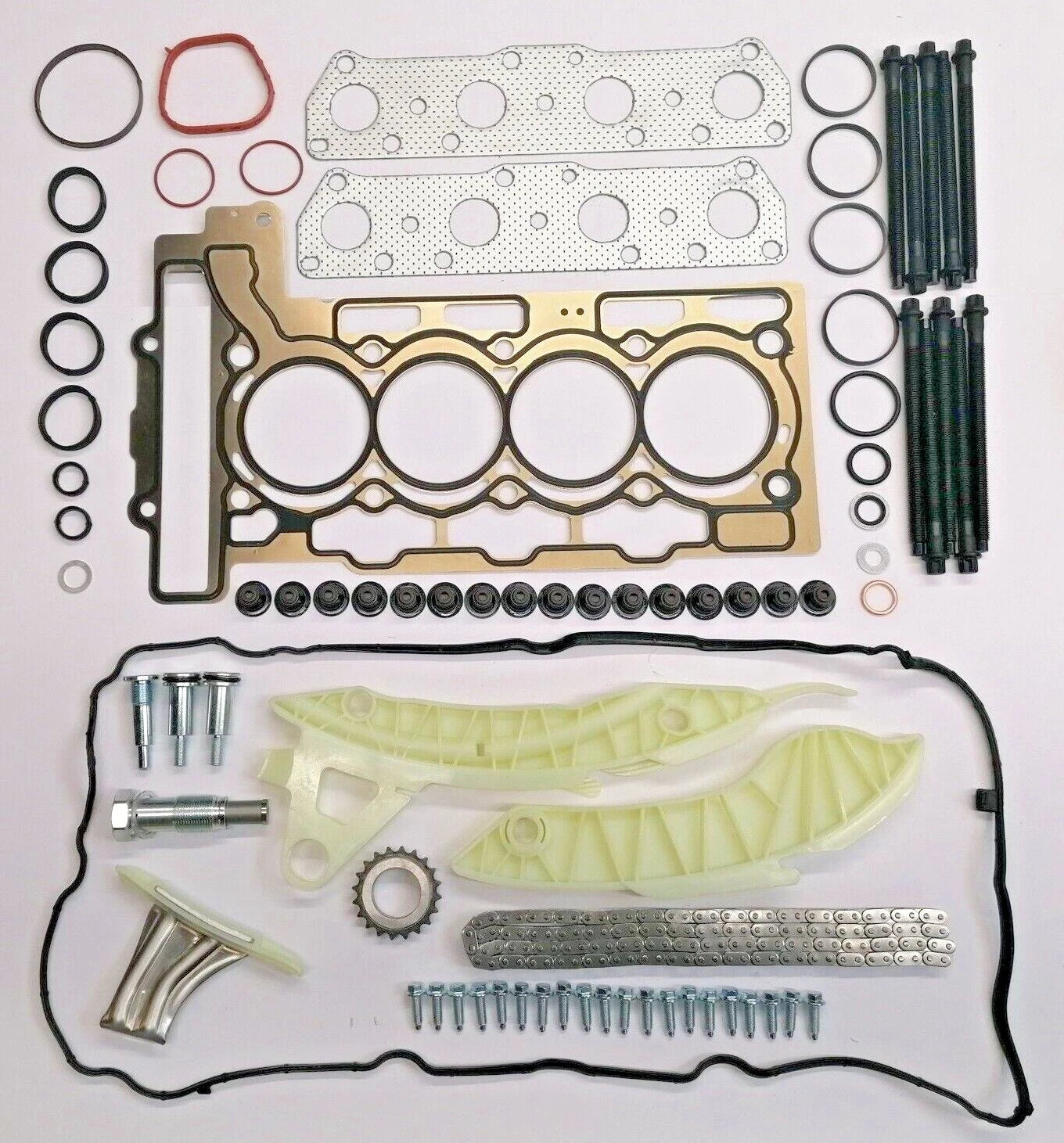 Timing Chain Kit Head Gasket Bolts 1.4 1.6 for Citroen DS3