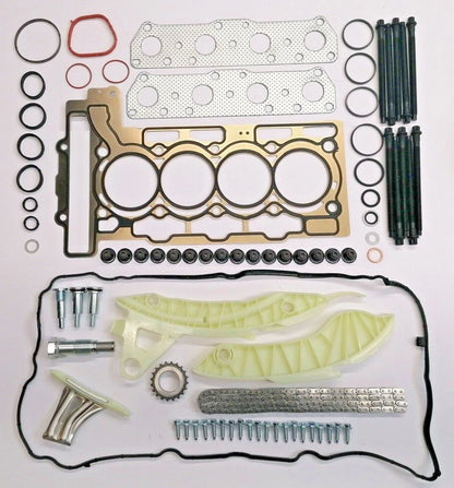 Timing Chain Kit Head Gasket Bolts 1.4 1.6 for Citroen DS3