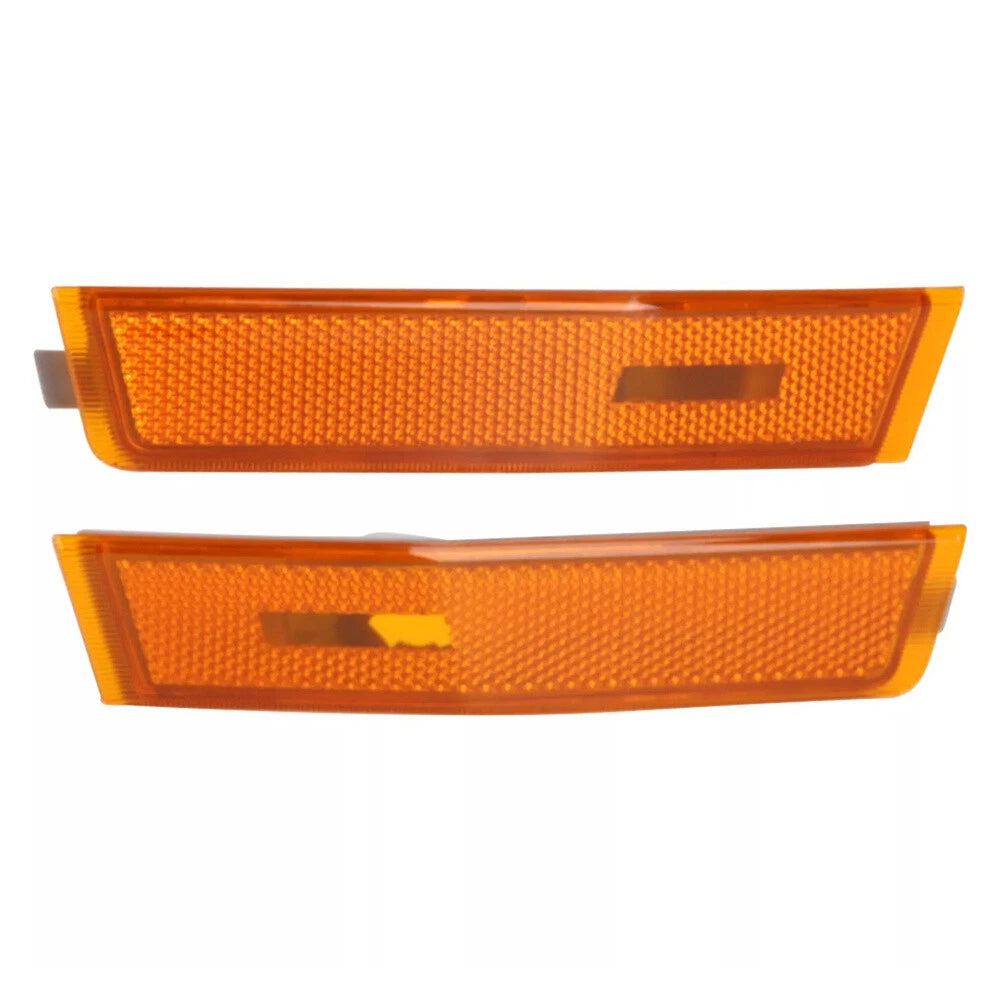 Amber Front Bumper Side Marker Light Shells for Lincoln MKX (2007-2010)