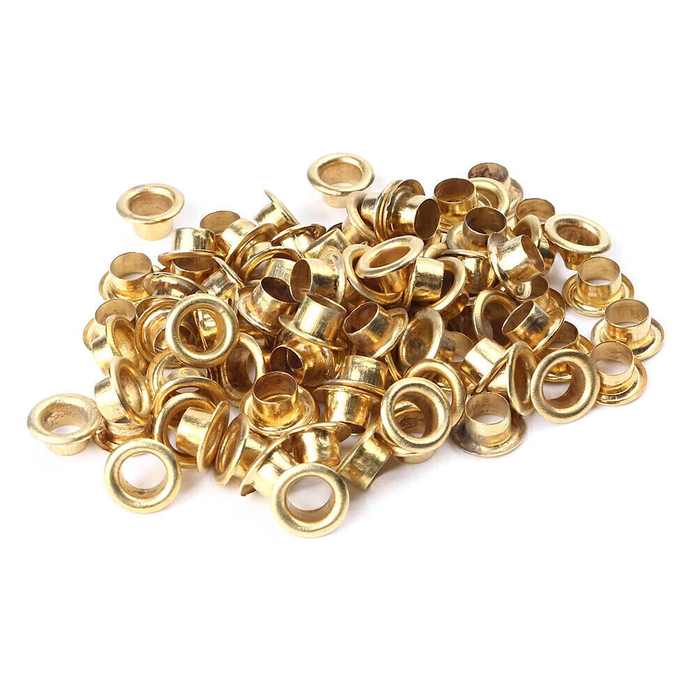 100 Eyelets + Grommet Pliers Set for DIY Shoes & Clothes