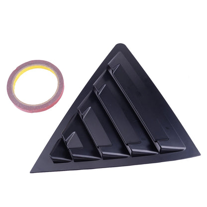 Black Side Window Louver Vent Cover Trim for Toyota Corolla (2014-2018)