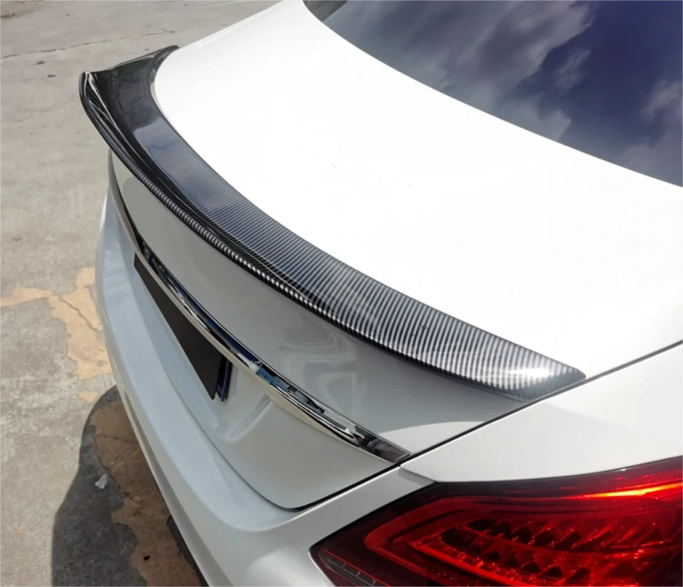 Rear Spoiler Unpainted for Mercedes-Benz W205 C63 AMG Sedan (2015-2021)