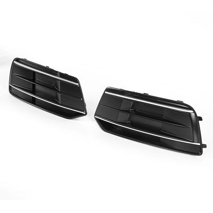 Front Bumper Fog Light Grille Cover Trim for Audi Q5 (2018-2020)