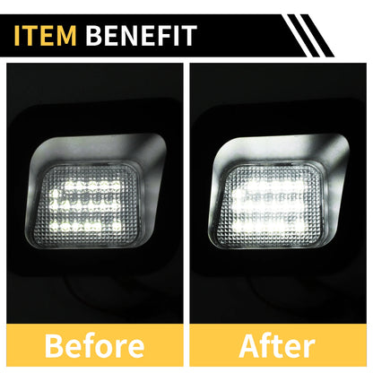 License Plate Light White for Dodge Ram 1500 2500 3500 Clear Lens