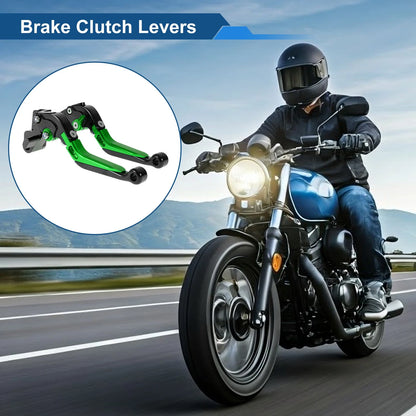 Lever Adjustable Short Long Brake Clutch Lever for Kawasaki ER-5 (2004–2005)