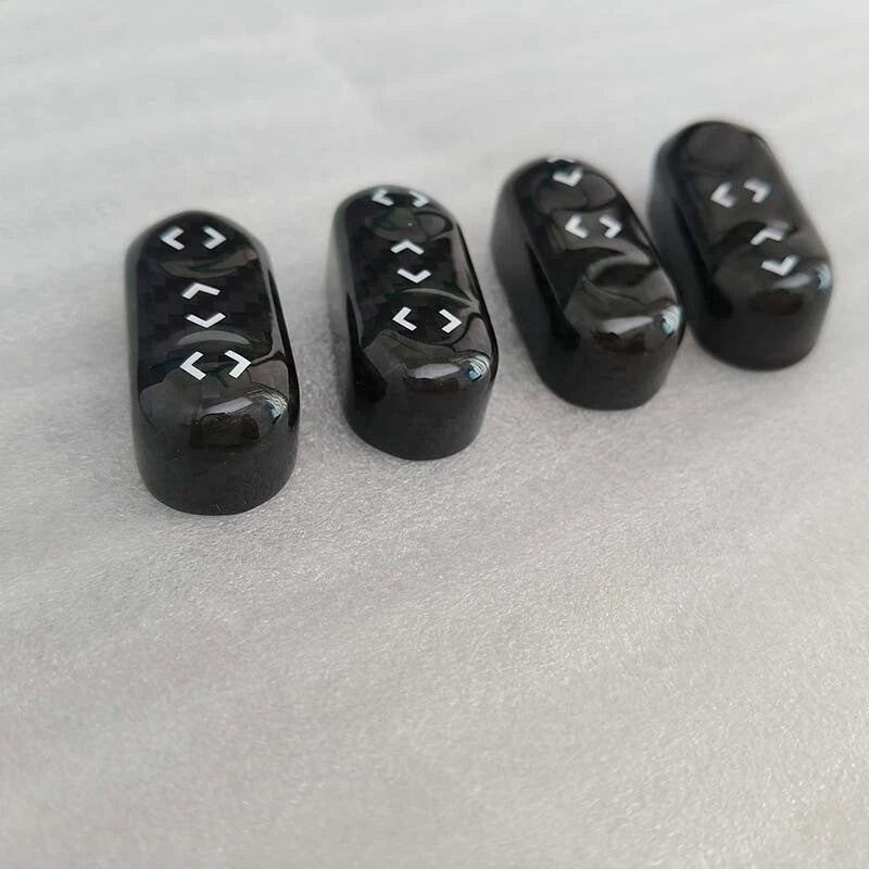 4pcs Carbon Fiber Seat Adjustment Switch Cover for Maserati GranTurismo GT