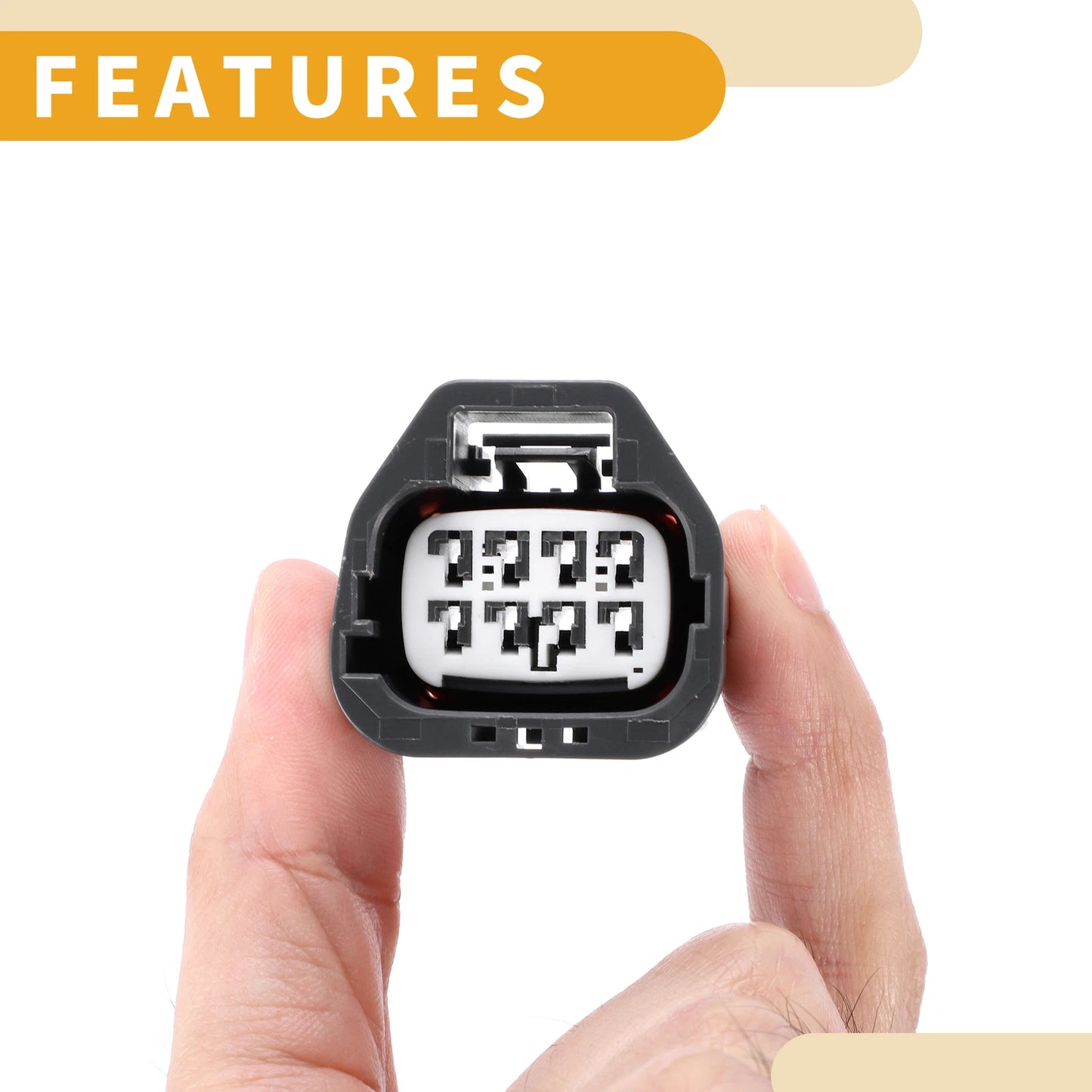 8 Pin Throttle Pedal Connector Plug for Ford - 1 Set