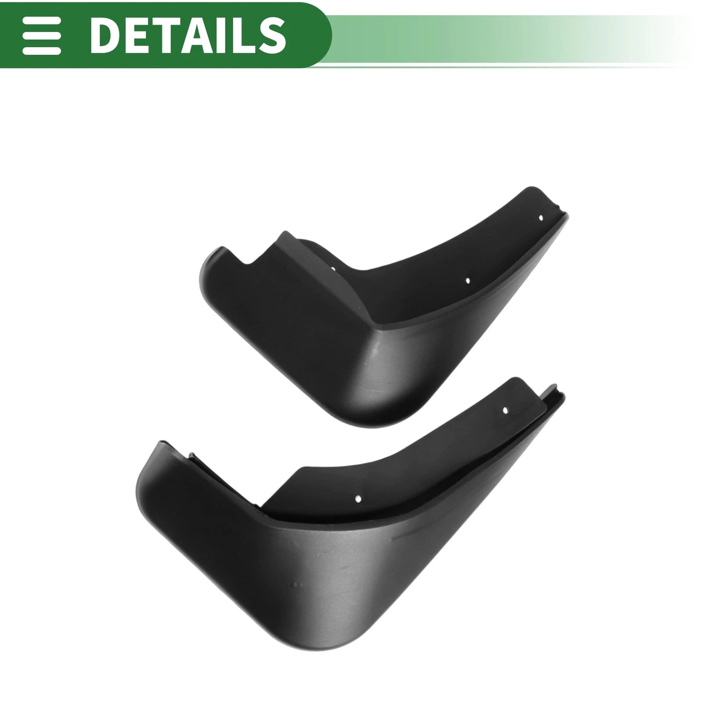 Mud Flaps Splash Guards for Ford Fiesta Hatchback (2009-2012)