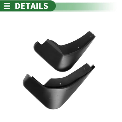 Mud Flaps Splash Guards for Ford Fiesta Hatchback (2009-2012)